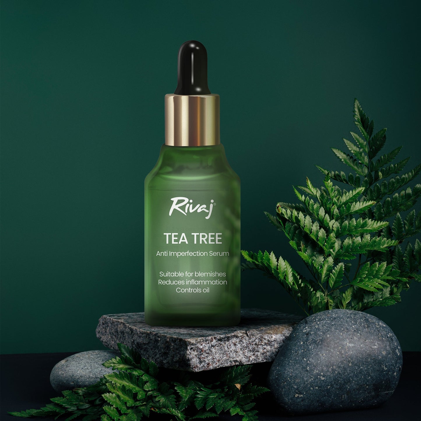 Rivaj Tea Tree Face Serum 30ml – Acne Control & Oil Balancing Care - Zero Flow