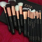 Zoeva 15 Piece Complete Makeup Brush Set With Pouch - Zero Flow